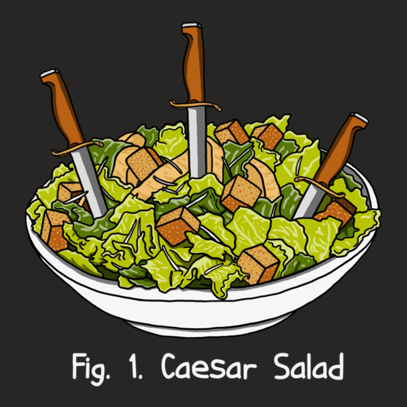 Caesar Salad Ladies Fitted T-Shirt by cm-arts | Artistshot