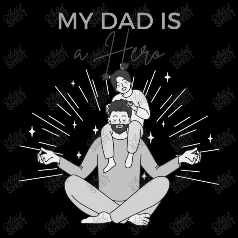 My Dad Is A Hero Father Day Shirt Fleece Short by Jhanafi | Artistshot