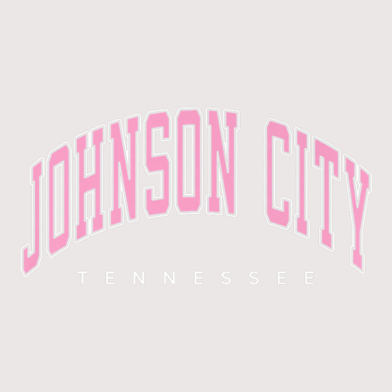 Johnson City Tennessee Tn Varsity Style Pink Text Premium T Shirt Pocket T-Shirt by nyce | Artistshot