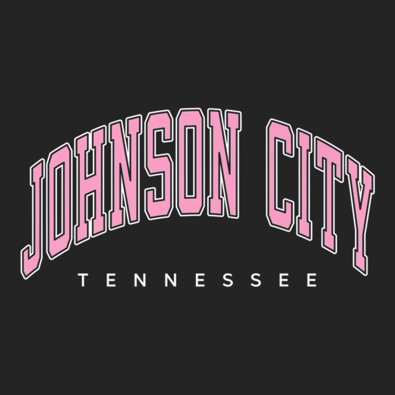 Johnson City Tennessee Tn Varsity Style Pink Text Premium T Shirt 3/4 Sleeve Shirt by nyce | Artistshot