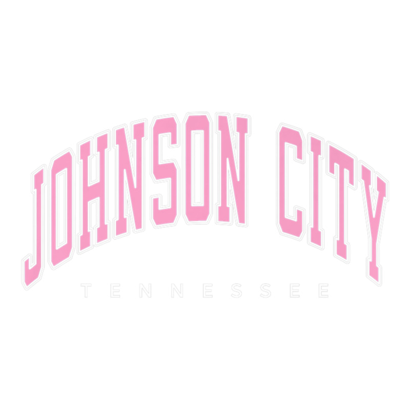 Johnson City Tennessee Tn Varsity Style Pink Text Premium T Shirt Men's T-shirt Pajama Set by nyce | Artistshot