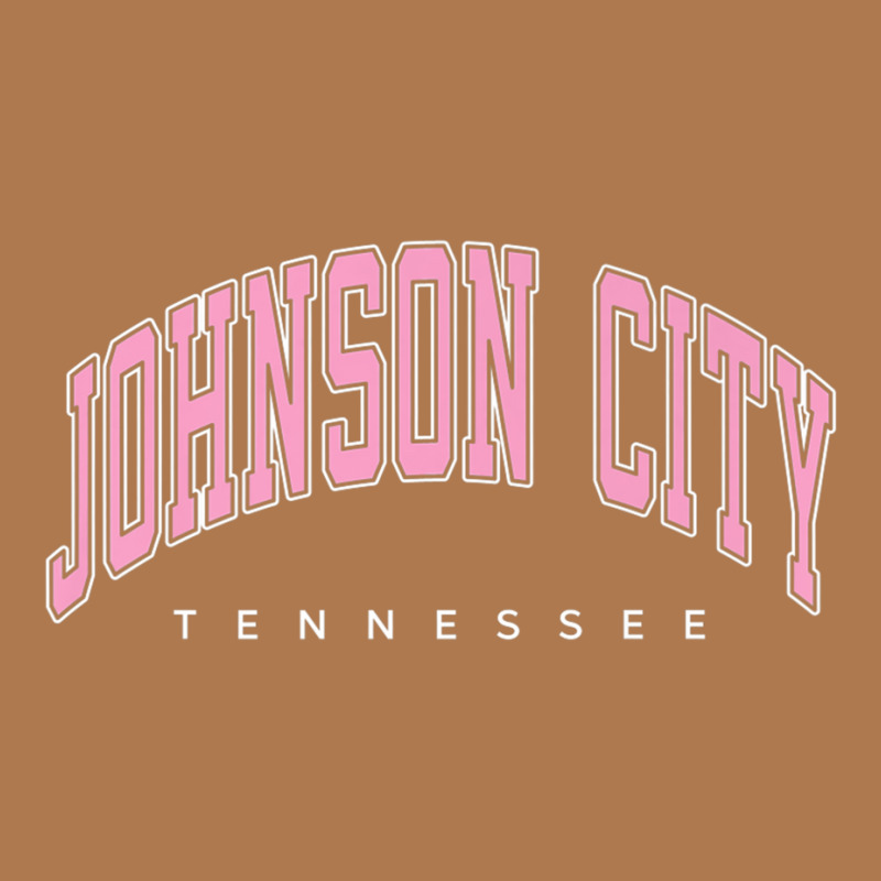 Johnson City Tennessee Tn Varsity Style Pink Text Premium T Shirt Vintage Short by nyce | Artistshot