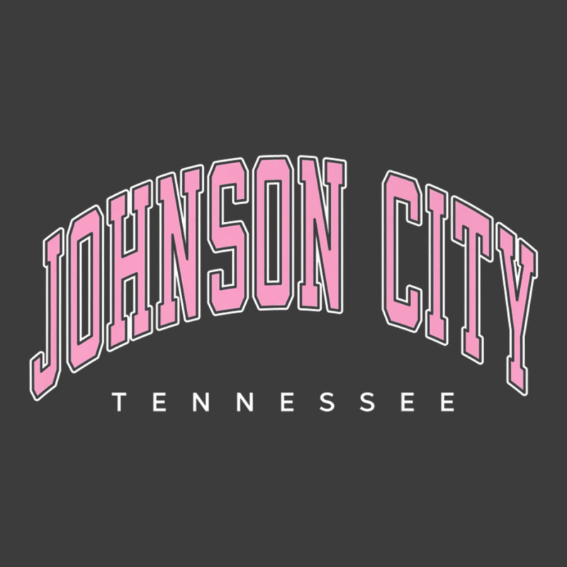 Johnson City Tennessee Tn Varsity Style Pink Text Premium T Shirt Men's Polo Shirt by nyce | Artistshot