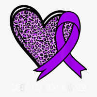 Diabetic Neuropathy Awareness Purple Ribbon T Shirt Ladies Fitted T-shirt | Artistshot