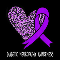 Diabetic Neuropathy Awareness Purple Ribbon T Shirt Legging | Artistshot