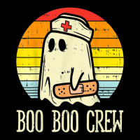 Boo Boo Crew Ghost Nurse Retro Halloween 2020 Nursing Rn Long Sleeve Shirts | Artistshot