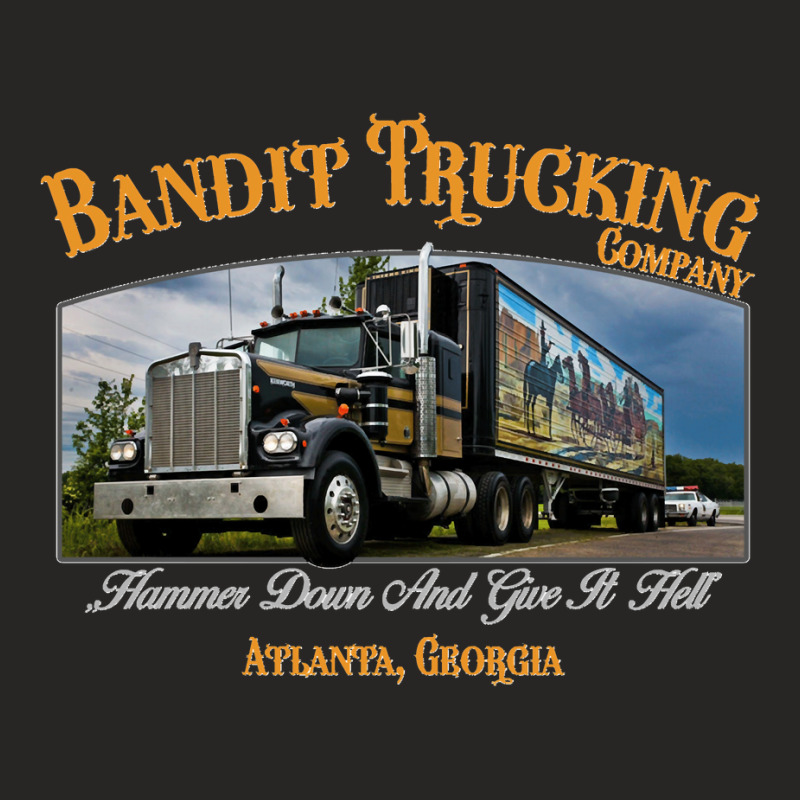 Bandit Trucking Company Retro Classic Ladies Fitted T-Shirt by cm-arts | Artistshot