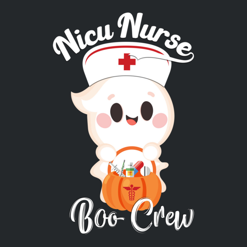 Nicu Nurse Boo Crew Funny Halloween Nicu Nurse Party Crewneck Sweatshirt | Artistshot