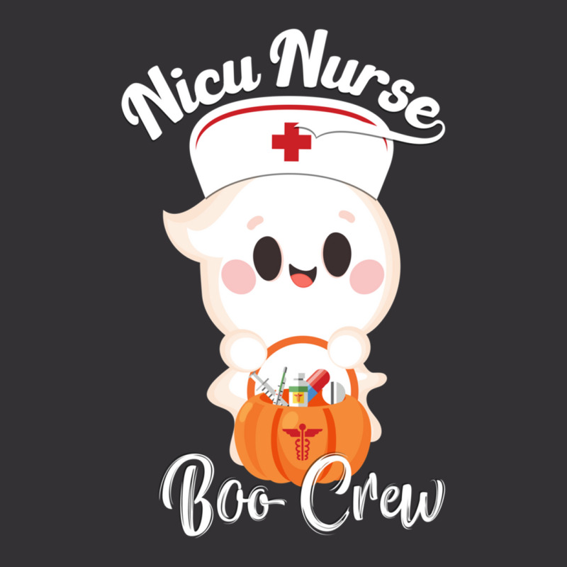 Nicu Nurse Boo Crew Funny Halloween Nicu Nurse Party Vintage Hoodie | Artistshot