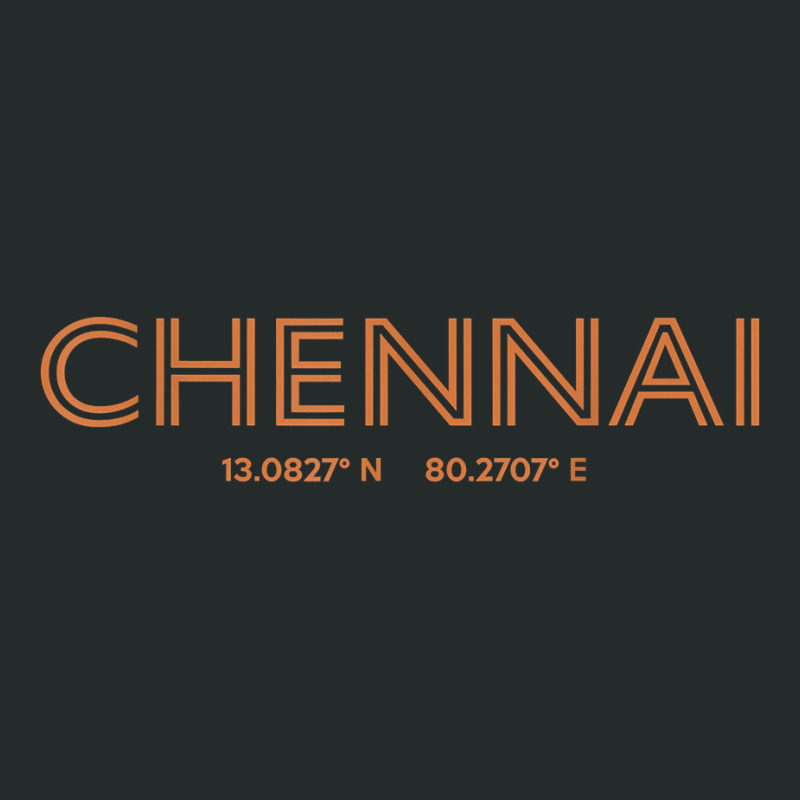 India City Coordinates   Chennai T Shirt Women's Triblend Scoop T-shirt by cm-arts | Artistshot