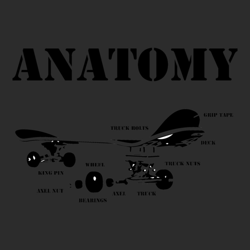 Anatomy Of Skateboard Exclusive T-shirt by cm-arts | Artistshot