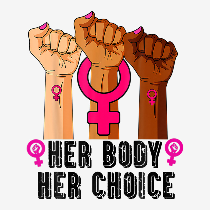 Her Body Her Right Her Choice Pro-choice Feminist Youth 3/4 Sleeve | Artistshot