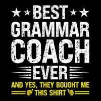 Best Grammar Coach Ever Funny Grammar Coach Humor T Shirt Adjustable Cap | Artistshot