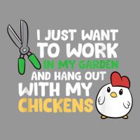 I Just Want To Work In Garden And Hang Out With My Chickens T Shirt Women's V-neck T-shirt | Artistshot