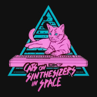 Cats On Synthesizers In Space - Neon T-shirt Fanny Pack | Artistshot