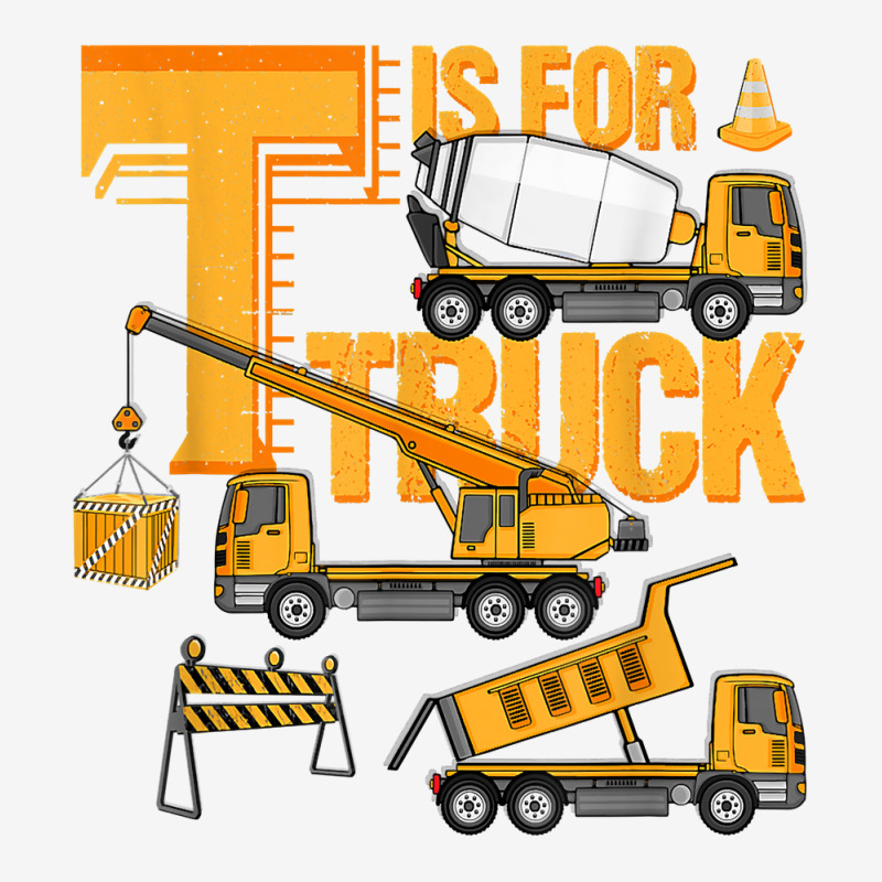 Kids Construction Site Construction Machinery Trucks T Shirt Baby Beanies by cm-arts | Artistshot