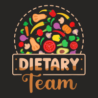 Dietary Team Registered Dietitian Dietary Aide Rd Dietician T Shirt Ladies Fitted T-shirt | Artistshot