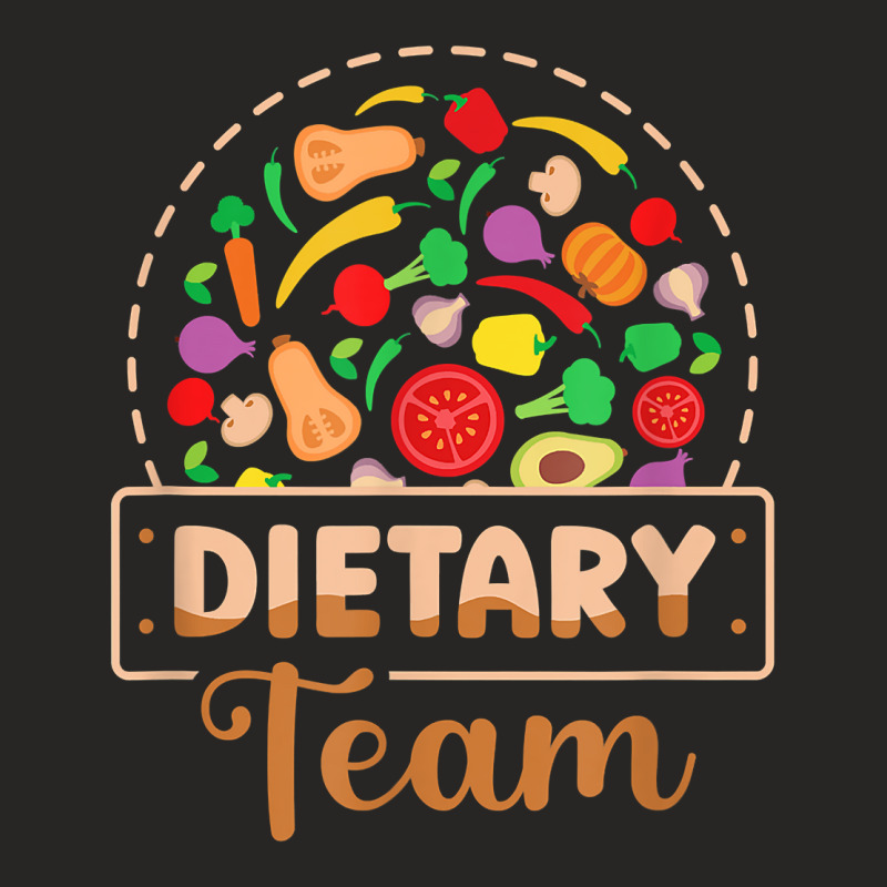 Dietary Team Registered Dietitian Dietary Aide Rd Dietician T Shirt Ladies Fitted T-Shirt by cm-arts | Artistshot