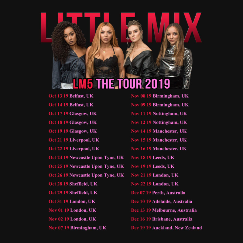 Little Mix   Lm5 Tour 2019 Back Crew Socks | Artistshot