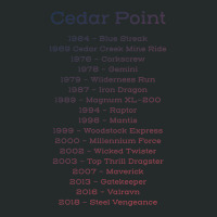 Cedar Point Timeline Women's Triblend Scoop T-shirt | Artistshot