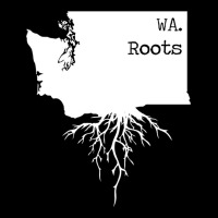 Washington Roots  State Of Washington Cropped Hoodie | Artistshot