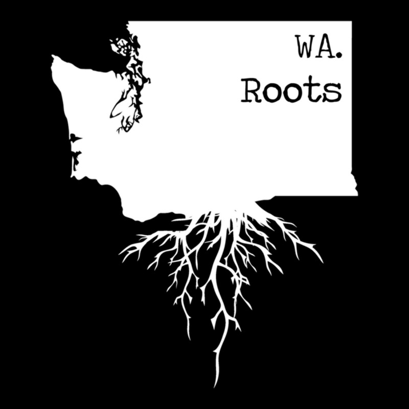 Washington Roots  State Of Washington Cropped Hoodie by cm-arts | Artistshot