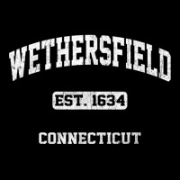 Wethersfield Connecticut Ct Vintage State Athletic Style T Shirt Adjustable Cap | Artistshot