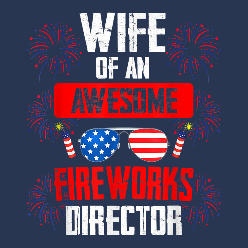 Wife Of An Awesome Fireworks Director Assistant Firework T Shirt Ladies Denim Jacket by montistd | Artistshot