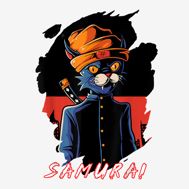 Japanese Anime Samurai Cat Lover Aesthetic Vintage Funny Art T Shirt Camper Cup | Artistshot