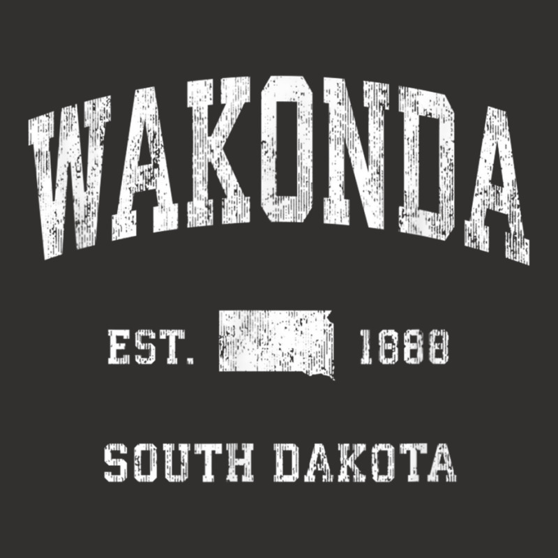 Wakonda South Dakota Sd Vintage Athletic Sports Design T Shirt Champion Hoodie by cm-arts | Artistshot