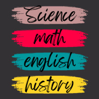 Science Math English History Vintage Hoodie And Short Set | Artistshot