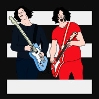 Jack White  Les Rayures Blanches Tshirt Classique Crop Top | Artistshot