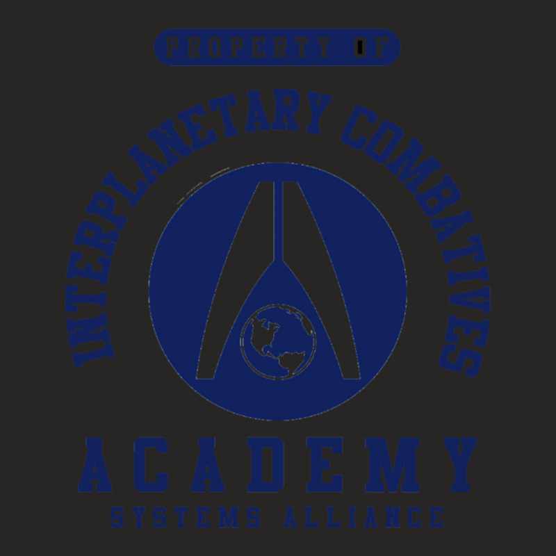 Interplanetary Combatives Academy  Mass Effect  Navy Ladies Fitted T-Shirt by cm-arts | Artistshot