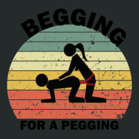 Begging For A Pegging Dominatrix Mistress Bdsm Pegged Classic Women's Triblend Scoop T-shirt | Artistshot