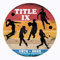 Title Ix 50th Anniversary Girls And Womens Sports Supporter T Shirt T-shirt | Artistshot