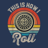 Retro Roulette Player This Is How I Roll Casino T Shirt Ladies Denim Jacket | Artistshot