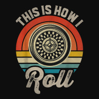 Retro Roulette Player This Is How I Roll Casino T Shirt Crop Top | Artistshot