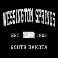 Wessington Springs South Dakota Sd Vintage Athletic Sports D T Shirt Adjustable Cap | Artistshot