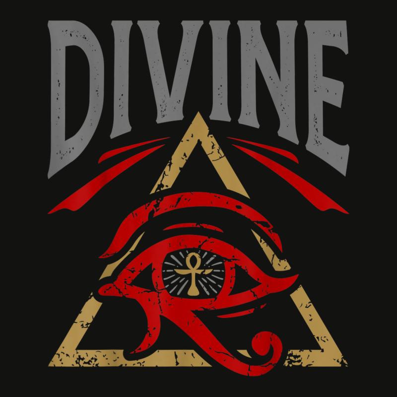 Egyptian Divine Eye Of Horus T Shirt Scorecard Crop Tee by cm-arts | Artistshot