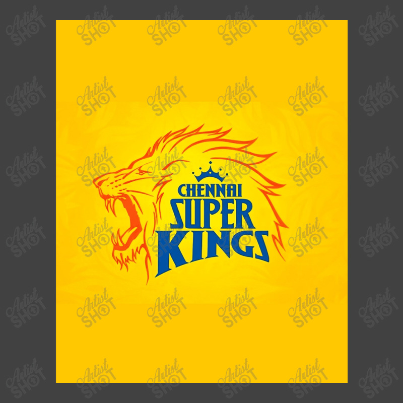 Chennai Super Kings Csk Ipl Team 2022 Flat Mask Cap Graphic Vintage T-Shirt by MylaLe | Artistshot