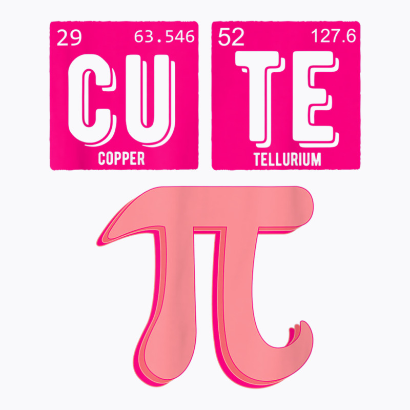 Cute Pie Pi Day Cutie Math Periodic Table Pink Math Teacher T Shirt T-shirt | Artistshot