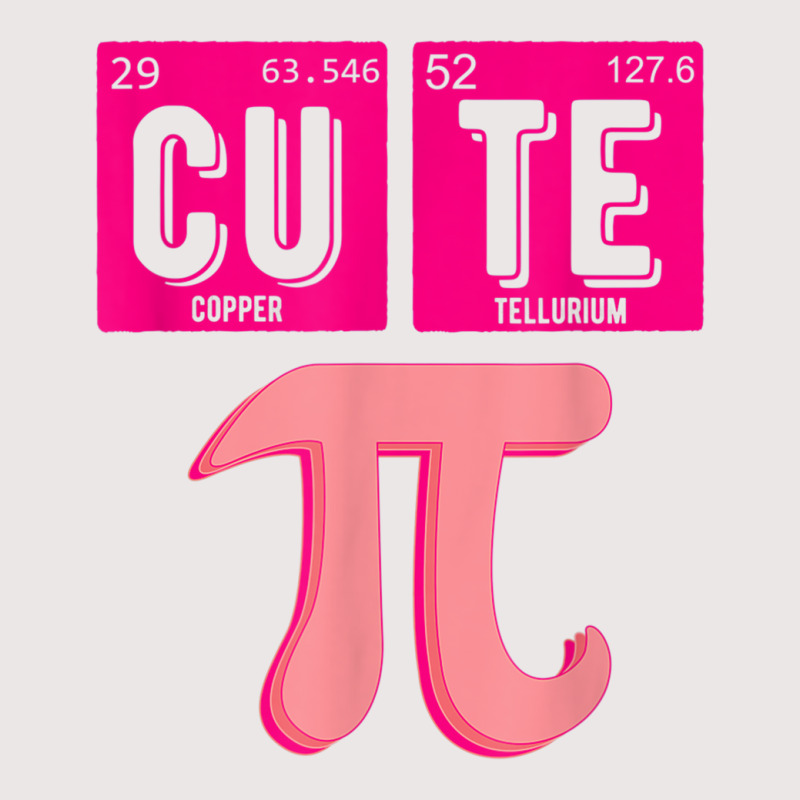 Cute Pie Pi Day Cutie Math Periodic Table Pink Math Teacher T Shirt Pocket T-shirt | Artistshot