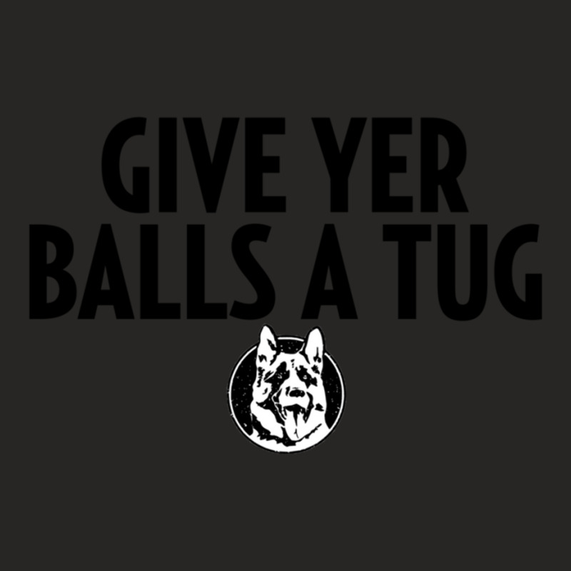 Letterkenny Shoresy Give Your Balls A Tug Ladies Fitted T-Shirt by cm-arts | Artistshot