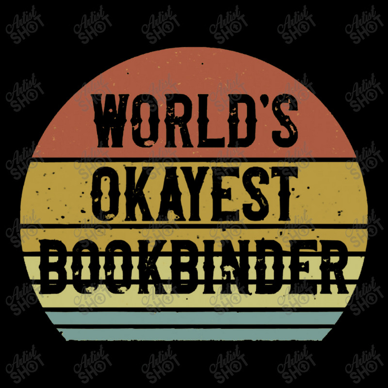 Bookbinder   World's Okayest Bookbinder V-Neck Tee by salamansik | Artistshot