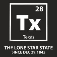 Texas Periodic Element Lonestar State Tank Top Ladies Fitted T-shirt | Artistshot