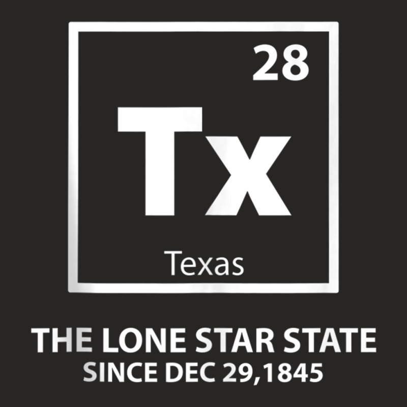 Texas Periodic Element Lonestar State Tank Top Ladies Fitted T-Shirt by cm-arts | Artistshot