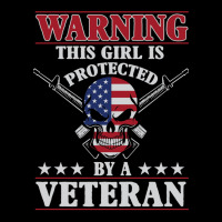 Veteran Veterans Day This Girl Is Protected By A Veteran 705 Navy Sold Adjustable Cap | Artistshot