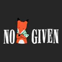 Womens No Fucks Given Rude Funny Adult Men Women Fox Gift V Neck T Shi Ladies Fitted T-shirt | Artistshot