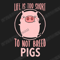 Breed Pigs Design Men Pig Keeper Design Pig Farming 197 Classic T-shirt | Artistshot