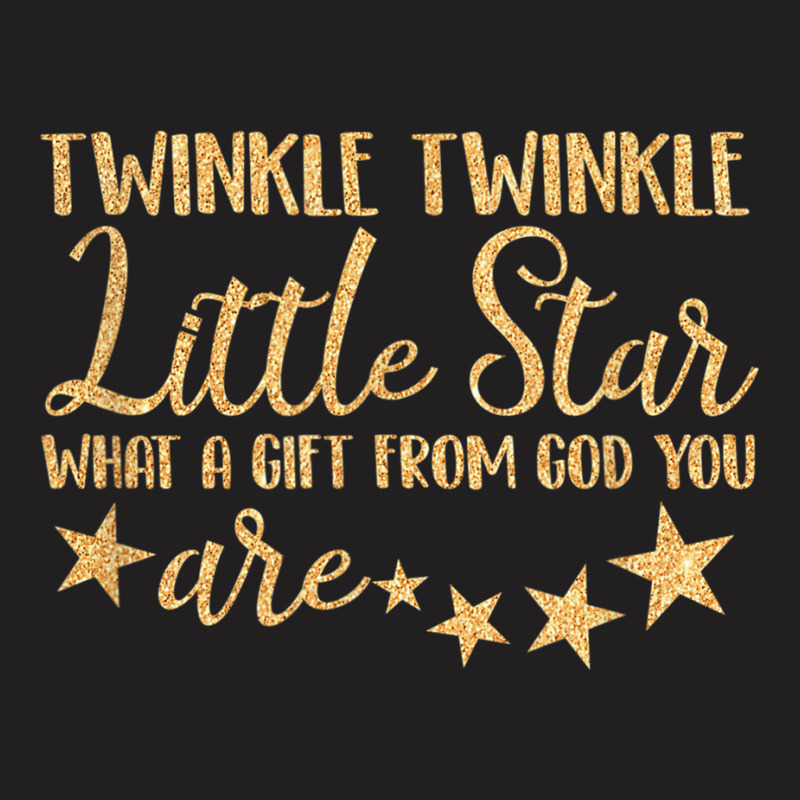 Baby Gender Reveal Twinkle Little A Star From God You Are T-shirt | Artistshot